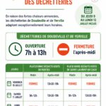ALERTE CHALEUR : les horaires de vos déchetteries évoluent !